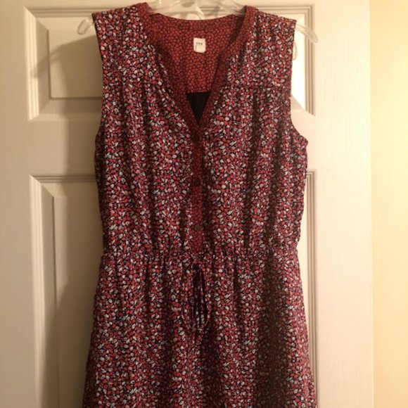 GAP (M) Mix Print Sleeveless Shirt Dress - Picture 5 of 9